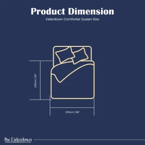 eiderdown_comforter_queen_size_dimensions