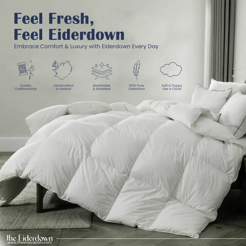 Icelandic Eiderdown Comforter [Twin, Full, Queen & King Size]