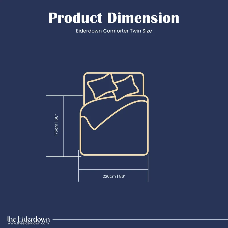 icelandic_eiderdown_comforter_twin_size_dimension