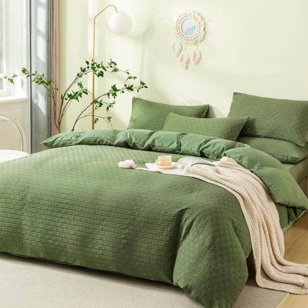 Luxury Cotton Duvet Cover Bedding Set [King, Twin, Full & Queen]