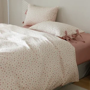 best cotton duvet pink color set