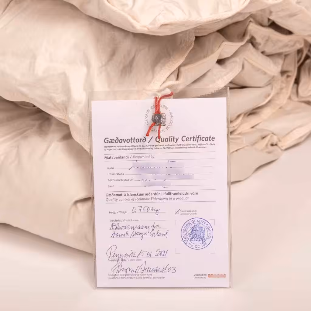 eider-down-genuine-Quality_Certificate-for-eiderdown_comforter