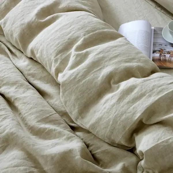 eiderdown linen duvet cover