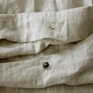 eiderdown linen duvet cover with pillow covers
