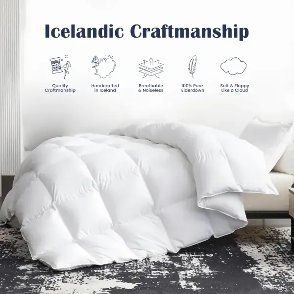 Icelandic Eiderdown Comforter [Twin, Full, Queen & King Size]