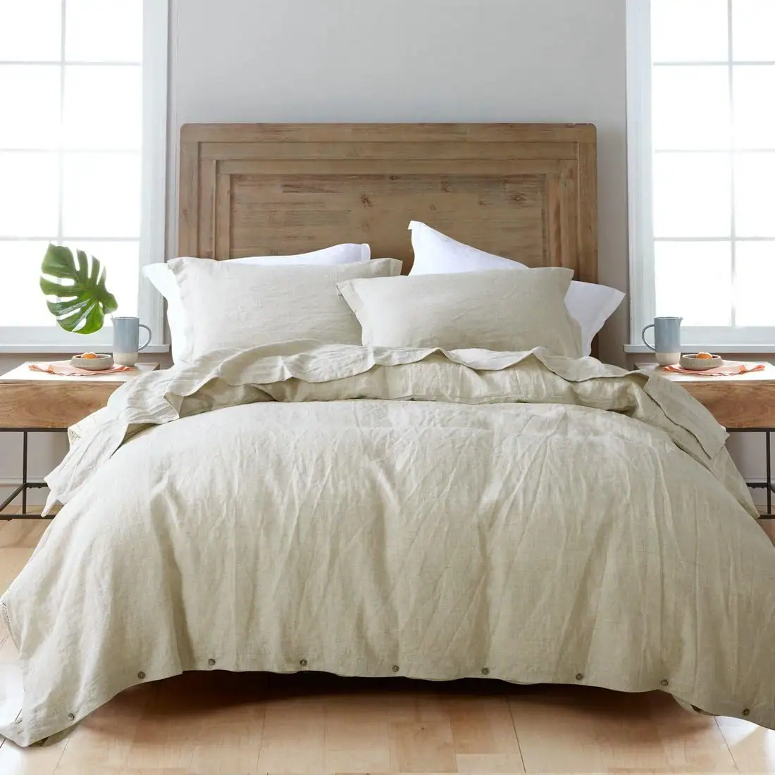 linen duvet cover for eiderdown