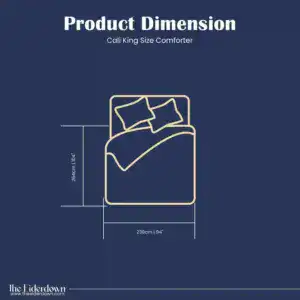 cali king cloud comforter theeiderdown dimension