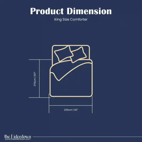 cloud comforter king size dimension