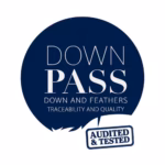 Downpass certification mark for down and feathers, audited and tested